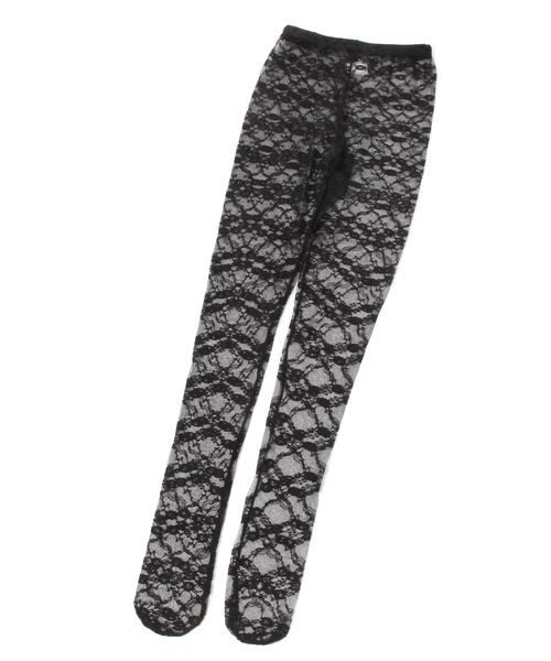 LOWRYS FARM レースタイツ ブラック ウィメンズグッズ ローリーズファーム 579648 and ST アンドエスティ(旧ドットエスティ) LOWRYS FARM レースタイツ ブラック ウィメンズグッズ ローリーズファーム 579648 and ST アンドエスティ(旧ドットエスティ)