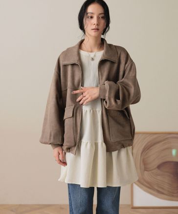 【新品】ローリーズファーム　ブルゾン　140㎝ WEB先行予約】レザーボリュームブルゾン | [公式]ローリーズ