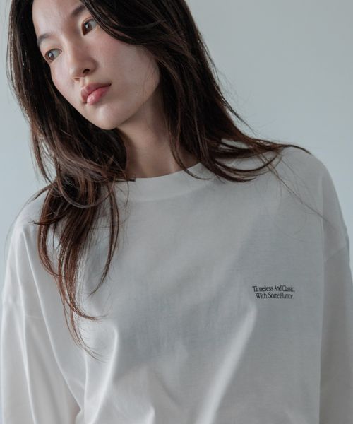 LOWRYS FARM 【LFM(U)】CREW NECKT/ロングスリーブ【UNISEX】 オフホワイト M メンズ ローリーズファーム 581153 and ST アンドエスティ(旧ドットエスティ) LOWRYS FARM 【LFM(U)】CREW NECKT/ロングスリーブ【UNISEX】 オフホワイト M メンズ ローリーズファーム 581153 and ST アンドエスティ(旧ドットエスティ)