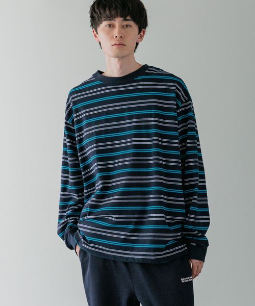 LOWRYS FARM 【追加予約】【LFM(U)】CREW NECK ボーダーT/LS【UNISEX】 ブルー L メンズ ローリーズファーム 581154 and ST アンドエスティ(旧ドットエスティ) LOWRYS FARM 【追加予約】【LFM(U)】CREW NECK ボーダーT/LS【UNISEX】 ブルー L メンズ ローリーズファーム 581154 and ST アンドエスティ(旧ドットエスティ)