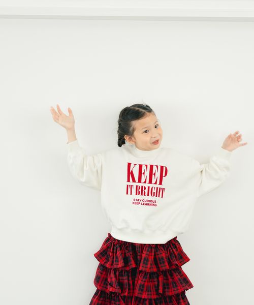 LOWRYS FARM 【KIDS】ドルマンウラケプルオーバー ナチュラル キッズ ローリーズファーム 581206 and ST アンドエスティ(旧ドットエスティ) LOWRYS FARM 【KIDS】ドルマンウラケプルオーバー ナチュラル キッズ ローリーズファーム 581206 and ST アンドエスティ(旧ドットエスティ)