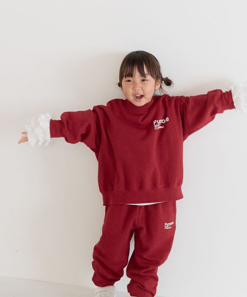 LOWRYS FARM 【KIDS】ドルマンウラケプルオーバー ボルドー キッズ ローリーズファーム 581206 and ST アンドエスティ(旧ドットエスティ) LOWRYS FARM 【KIDS】ドルマンウラケプルオーバー ボルドー キッズ ローリーズファーム 581206 and ST アンドエスティ(旧ドットエスティ)