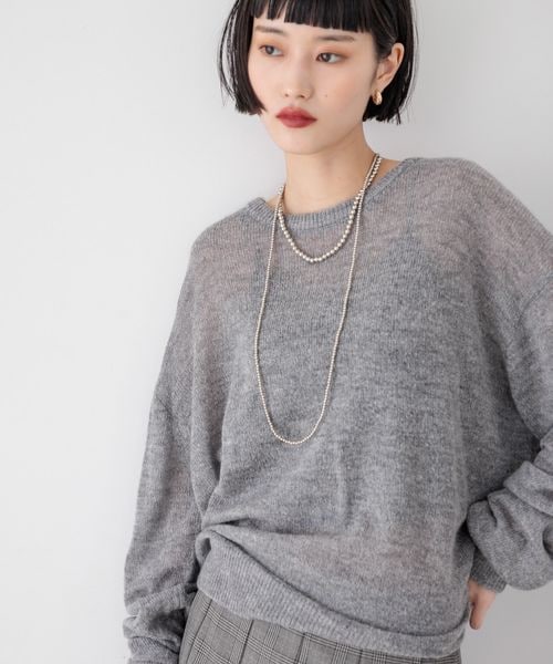 LOWRYS FARM シアーモヘアライクプルオーバーLS チャコールグレー FREE ウィメンズインナー ローリーズファーム 581257 and ST アンドエスティ(旧ドットエスティ) LOWRYS FARM シアーモヘアライクプルオーバーLS チャコールグレー FREE ウィメンズインナー ローリーズファーム 581257 and ST アンドエスティ(旧ドットエスティ)