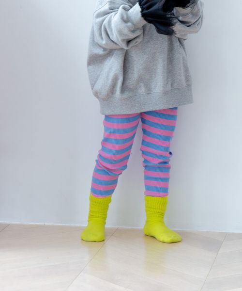 LOWRYS FARM 【追加予約受付中】【KIDS】ボーダーリブレギンス ピンク キッズ ローリーズファーム 581346 and ST アンドエスティ(旧ドットエスティ) LOWRYS FARM 【追加予約受付中】【KIDS】ボーダーリブレギンス ピンク キッズ ローリーズファーム 581346 and ST アンドエスティ(旧ドットエスティ)