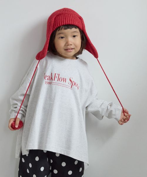 LOWRYS FARM 【KIDS】プリントロゴTLS ライトグレー キッズ ローリーズファーム 581452 and ST アンドエスティ(旧ドットエスティ) LOWRYS FARM 【KIDS】プリントロゴTLS ライトグレー キッズ ローリーズファーム 581452 and ST アンドエスティ(旧ドットエスティ)