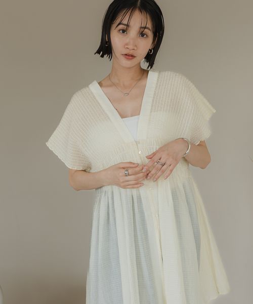 LOWRYS FARM 【追加予約】シャーリングチュニックフレンチスリーブ ナチュラル FREE ウィメンズインナー ローリーズファーム 581468 and ST アンドエスティ(旧ドットエスティ) LOWRYS FARM 【追加予約】シャーリングチュニックフレンチスリーブ ナチュラル FREE ウィメンズインナー ローリーズファーム 581468 and ST アンドエスティ(旧ドットエスティ)
