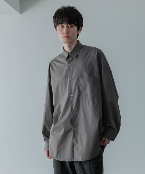 LOWRYS FARM 【新ラインLFM(U)】BROAD SHIRT【UNISEX】 チャコールグレー L メンズ ローリーズファーム 581696 and ST アンドエスティ(旧ドットエスティ) LOWRYS FARM 【新ラインLFM(U)】BROAD SHIRT【UNISEX】 チャコールグレー L メンズ ローリーズファーム 581696 and ST アンドエスティ(旧ドットエスティ)