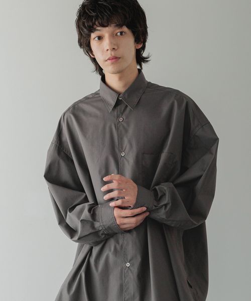 LOWRYS FARM 【追加予約】【LFM(U)】BROAD SHIRT【UNISEX】 チャコールグレー L メンズ ローリーズファーム 581696 and ST アンドエスティ(旧ドットエスティ) LOWRYS FARM 【追加予約】【LFM(U)】BROAD SHIRT【UNISEX】 チャコールグレー L メンズ ローリーズファーム 581696 and ST アンドエスティ(旧ドットエスティ)