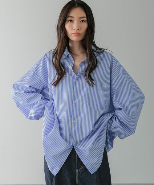 LOWRYS FARM 【新ラインLFM(U)】BROADSTRIPESHIRT【UNISEX】 ライトブルー M メンズ ローリーズファーム 581710 and ST アンドエスティ(旧ドットエスティ) LOWRYS FARM 【新ラインLFM(U)】BROADSTRIPESHIRT【UNISEX】 ライトブルー M メンズ ローリーズファーム 581710 and ST アンドエスティ(旧ドットエスティ)