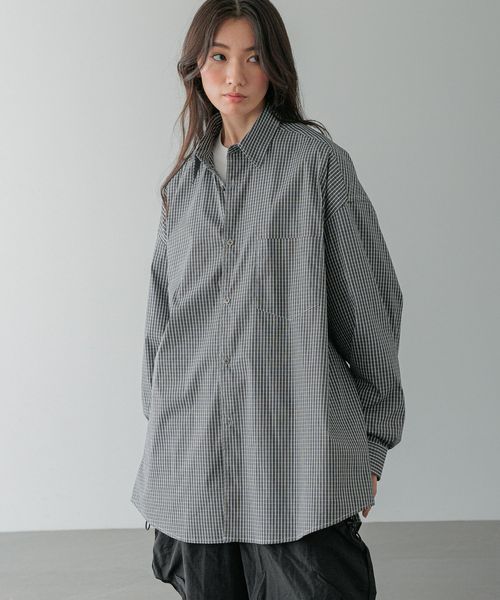 LOWRYS FARM 【新ラインLFM(U)】BROADCHECKSHIRT【UNISEX】 ブラック L メンズ ローリーズファーム 581712 and ST アンドエスティ(旧ドットエスティ) LOWRYS FARM 【新ラインLFM(U)】BROADCHECKSHIRT【UNISEX】 ブラック L メンズ ローリーズファーム 581712 and ST アンドエスティ(旧ドットエスティ)