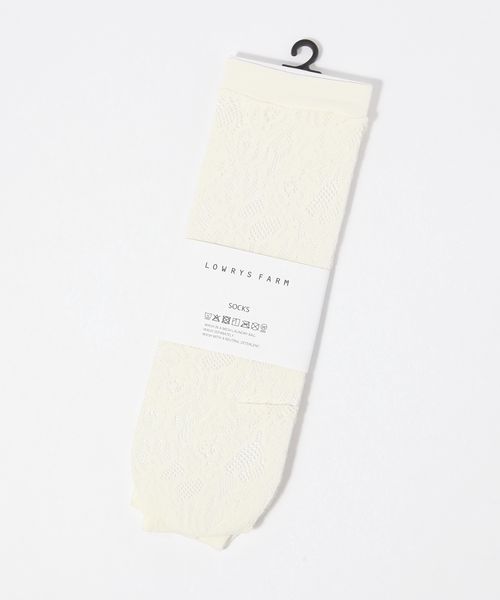 LOWRYS FARM レースハイソックス ナチュラル ウィメンズグッズ ローリーズファーム 583254 and ST アンドエスティ(旧ドットエスティ) LOWRYS FARM レースハイソックス ナチュラル ウィメンズグッズ ローリーズファーム 583254 and ST アンドエスティ(旧ドットエスティ)