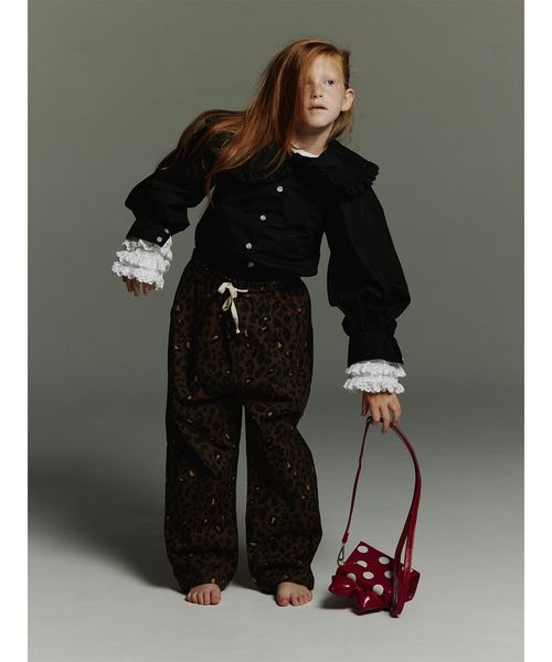 LOWRYS FARM 【NEWカラー予約受付中】【KIDS】シェフパンツ ブラウン キッズ ローリーズファーム 583661 and ST アンドエスティ（旧ドットエスティ）