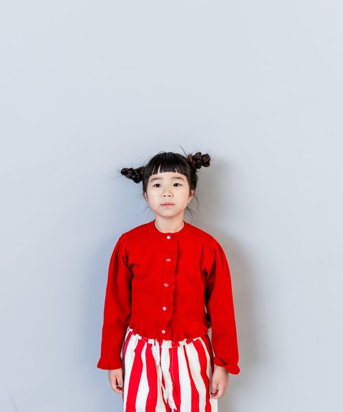 LOWRYS FARM 【KIDS】プリプリニットカーディガン レッド キッズ ローリーズファーム 583717 and ST アンドエスティ(旧ドットエスティ) LOWRYS FARM 【KIDS】プリプリニットカーディガン レッド キッズ ローリーズファーム 583717 and ST アンドエスティ(旧ドットエスティ)