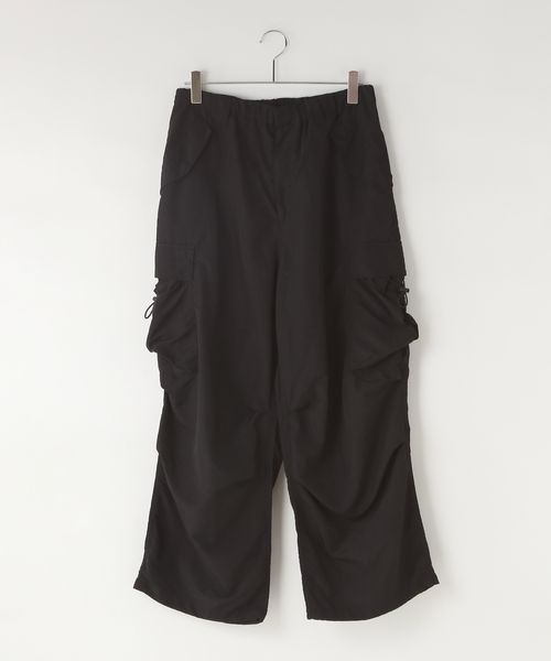 LOWRYS FARM 【MEN】ナイロンドロストPKカーゴパンツ ブラック M メンズ ローリーズファーム 586500 and ST アンドエスティ(旧ドットエスティ) LOWRYS FARM 【MEN】ナイロンドロストPKカーゴパンツ ブラック M メンズ ローリーズファーム 586500 and ST アンドエスティ(旧ドットエスティ)