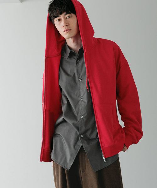 LOWRYS FARM 【LFM(U)】ウラケZIPフーディー【UNISEX】 レッド L メンズ ローリーズファーム 588025 and ST アンドエスティ(旧ドットエスティ) LOWRYS FARM 【LFM(U)】ウラケZIPフーディー【UNISEX】 レッド L メンズ ローリーズファーム 588025 and ST アンドエスティ(旧ドットエスティ)