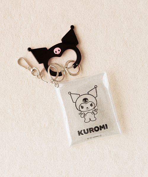 LOWRYS FARM 【クロミ】カラビナ付きクリアポーチ ブラック ウィメンズグッズ＿２ ローリーズファーム 589201 and ST アンドエスティ（旧ドットエスティ）