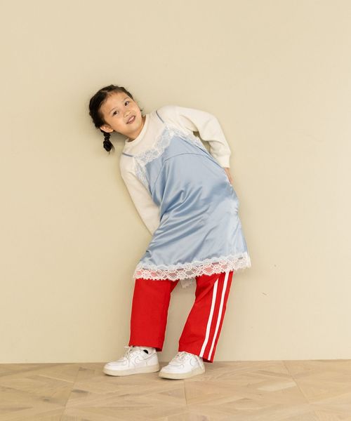 LOWRYS FARM 【KIDS】サイドラインパンツ レッド キッズ ローリーズファーム 591213 and ST アンドエスティ(旧ドットエスティ) LOWRYS FARM 【KIDS】サイドラインパンツ レッド キッズ ローリーズファーム 591213 and ST アンドエスティ(旧ドットエスティ)
