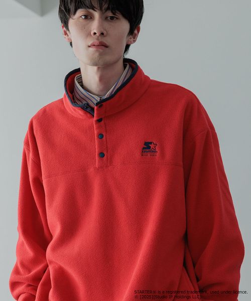 LOWRYS FARM 【LFM(U)】STARTER フリースプルオーバー【UNISEX】 レッド L メンズ ローリーズファーム 592150 and ST アンドエスティ(旧ドットエスティ) LOWRYS FARM 【LFM(U)】STARTER フリースプルオーバー【UNISEX】 レッド L メンズ ローリーズファーム 592150 and ST アンドエスティ(旧ドットエスティ)