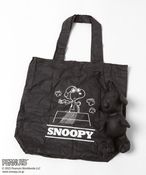 LOWRYS FARM 【Me%】SNOOPY/トートバッグ ブラック ウィメンズグッズ_MP ローリーズファーム 592972 and ST アンドエスティ(旧ドットエスティ) LOWRYS FARM 【Me%】SNOOPY/トートバッグ ブラック ウィメンズグッズ_MP ローリーズファーム 592972 and ST アンドエスティ(旧ドットエスティ)