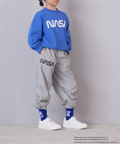 LOWRYS FARM 【KIDS】NASAナイロンパンツ ライトグレー キッズ ローリーズファーム 593052 and ST アンドエスティ(旧ドットエスティ) LOWRYS FARM 【KIDS】NASAナイロンパンツ ライトグレー キッズ ローリーズファーム 593052 and ST アンドエスティ(旧ドットエスティ)