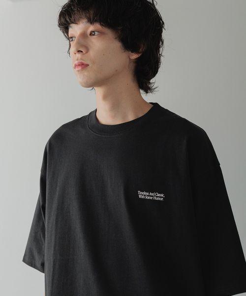 LOWRYS FARM 【LFM(U)】CREW NECKT/SS【UNISEX】 ブラック M メンズ ローリーズファーム 593569 and ST アンドエスティ(旧ドットエスティ) LOWRYS FARM 【LFM(U)】CREW NECKT/SS【UNISEX】 ブラック M メンズ ローリーズファーム 593569 and ST アンドエスティ(旧ドットエスティ)