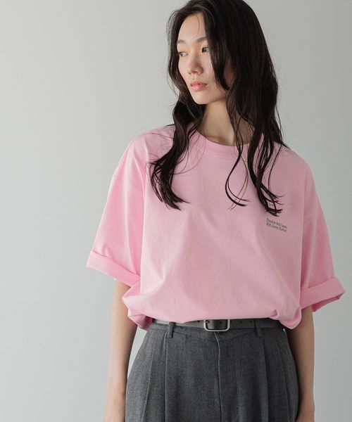 LOWRYS FARM 【LFM(U)】CREW NECKT/SS【UNISEX】 ピンク L メンズ ローリーズファーム 593569 and ST アンドエスティ(旧ドットエスティ) LOWRYS FARM 【LFM(U)】CREW NECKT/SS【UNISEX】 ピンク L メンズ ローリーズファーム 593569 and ST アンドエスティ(旧ドットエスティ)