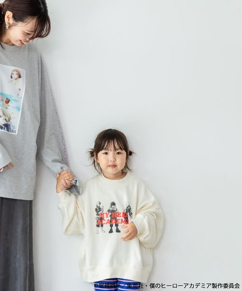 LOWRYS FARM 【KIDS】【僕のヒーローアカデミア】ウラケプルオーバー ナチュラル キッズ ローリーズファーム 600597 and ST アンドエスティ（旧ドットエスティ）