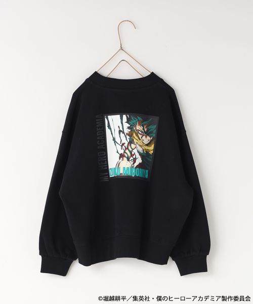 LOWRYS FARM 【KIDS】【僕のヒーローアカデミア】ウラケプルオーバー ブラック キッズ ローリーズファーム 600597 and ST アンドエスティ(旧ドットエスティ) LOWRYS FARM 【KIDS】【僕のヒーローアカデミア】ウラケプルオーバー ブラック キッズ ローリーズファーム 600597 and ST アンドエスティ(旧ドットエスティ)