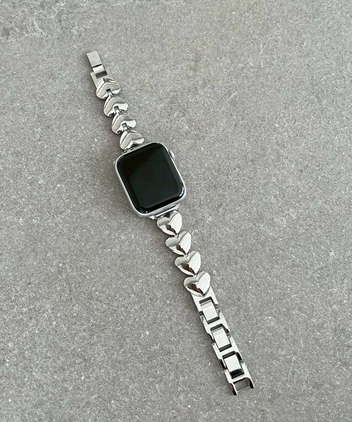 LOWRYS FARM 【ステンレス】AppleWatch miniハートバンド ライトグレー M ウィメンズグッズ_2 ローリーズファーム 605859 and ST アンドエスティ(旧ドットエスティ) LOWRYS FARM 【ステンレス】AppleWatch miniハートバンド ライトグレー M ウィメンズグッズ_2 ローリーズファーム 605859 and ST アンドエスティ(旧ドットエスティ)