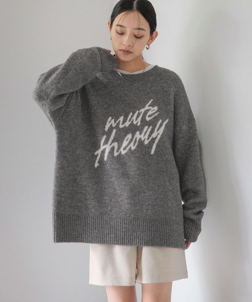 LOWRYS FARM 【追加予約】ロゴニットプルオーバーLS チャコールグレー FREE ウィメンズインナー ローリーズファーム 605885 and ST アンドエスティ(旧ドットエスティ) LOWRYS FARM 【追加予約】ロゴニットプルオーバーLS チャコールグレー FREE ウィメンズインナー ローリーズファーム 605885 and ST アンドエスティ(旧ドットエスティ)