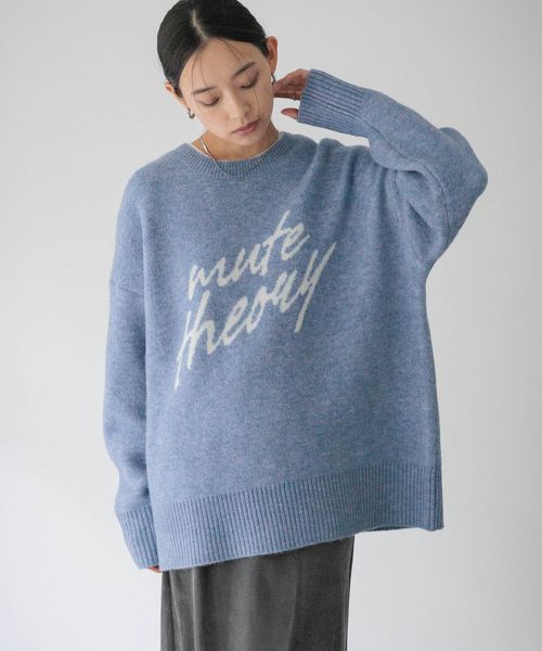 LOWRYS FARM 【追加予約】ロゴニットプルオーバーLS ブルー FREE ウィメンズインナー ローリーズファーム 605885 and ST アンドエスティ(旧ドットエスティ) LOWRYS FARM 【追加予約】ロゴニットプルオーバーLS ブルー FREE ウィメンズインナー ローリーズファーム 605885 and ST アンドエスティ(旧ドットエスティ)