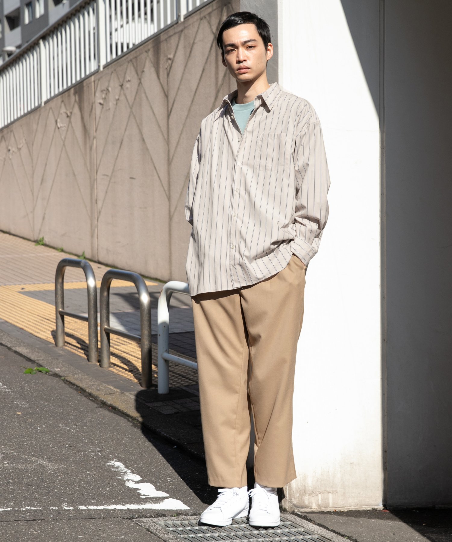 Mens プレミアムストライプシャツ 公式 ローリーズファーム Lowrys Farm 通販