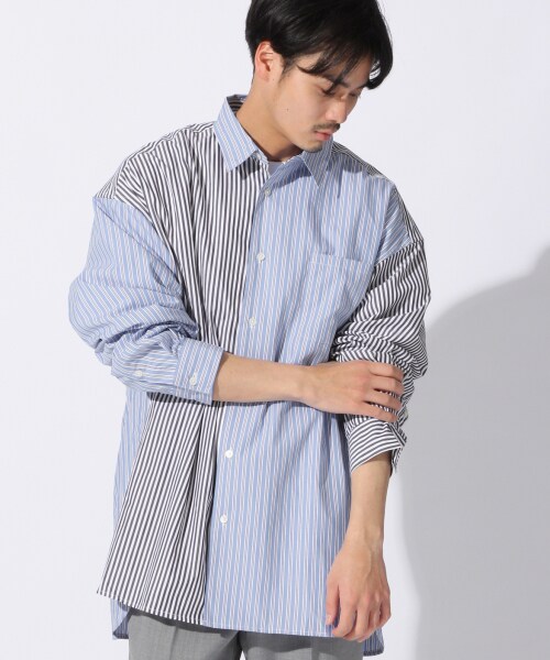 Mens プレミアムストライプシャツ 公式 ローリーズファーム Lowrys Farm 通販