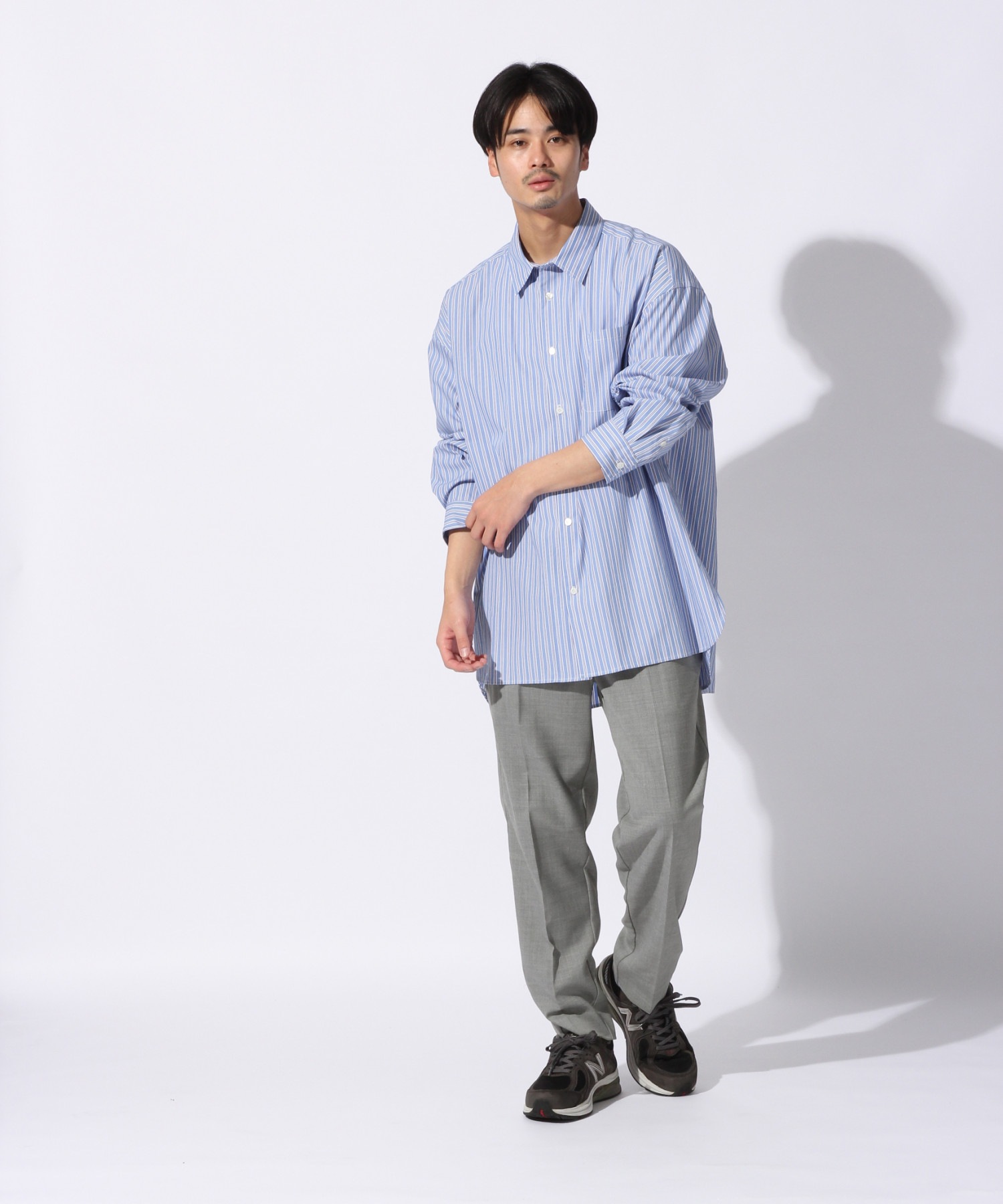 Mens プレミアムストライプシャツ 公式 ローリーズファーム Lowrys Farm 通販