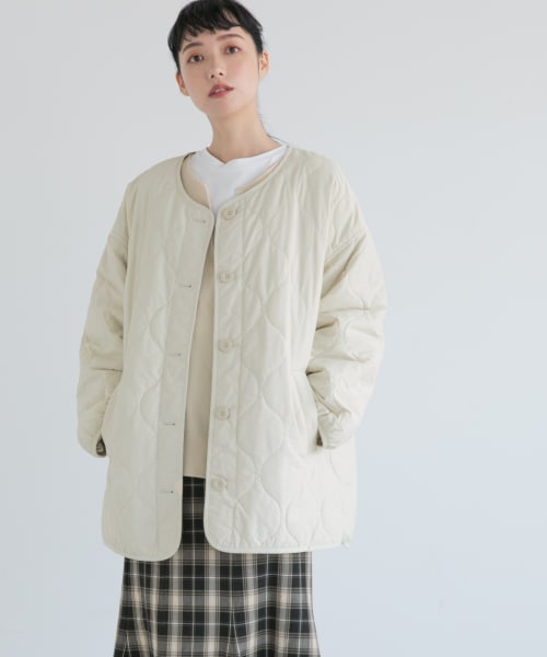 キルティングブルゾン