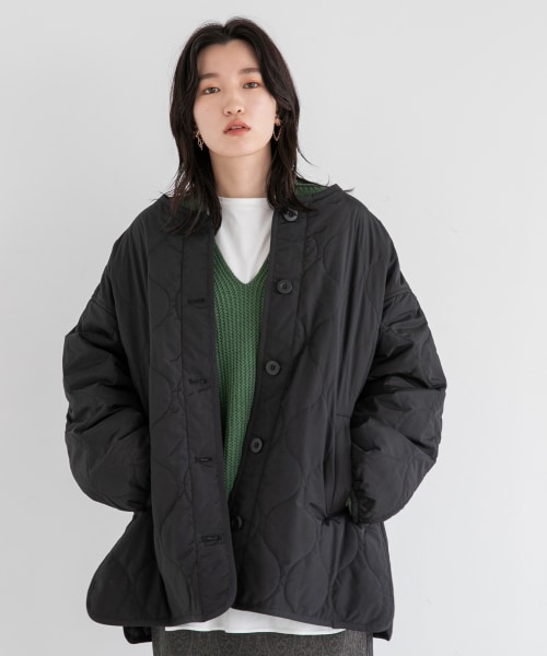 キルティングブルゾン