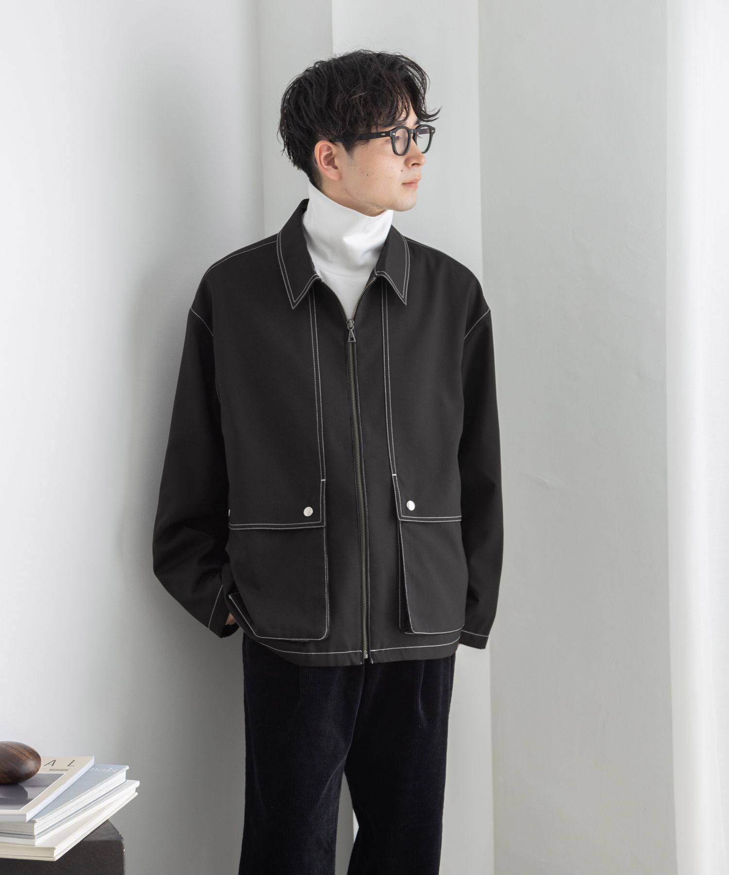 MENS】トップステッチブルゾン | [公式]ローリーズファーム （LOWRYS