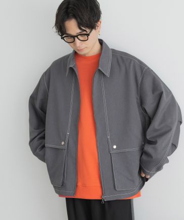 【MENS】トップステッチブルゾン | [公式]ローリーズファーム