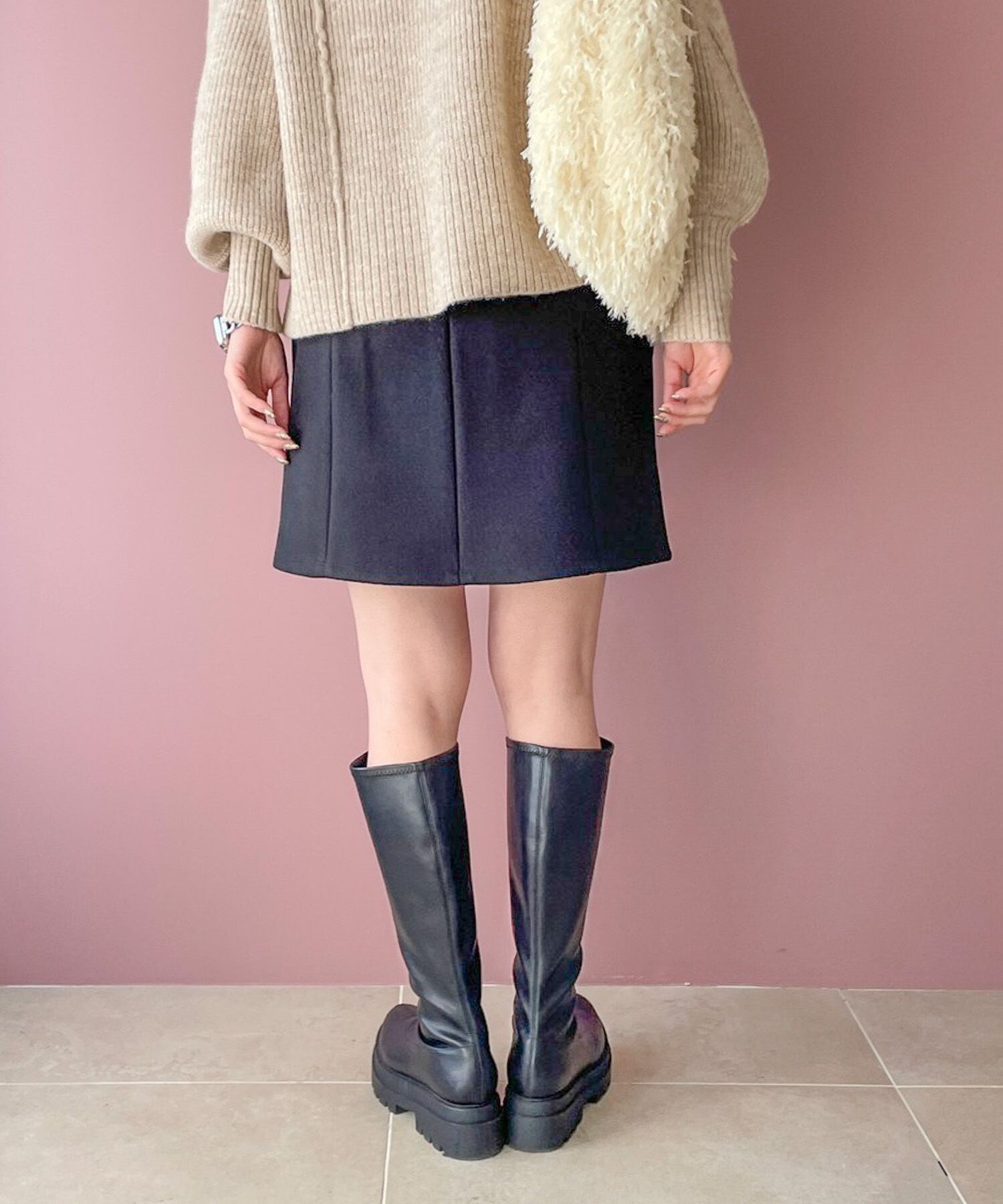 メルトンライクミニスカート | [公式]ローリーズファーム （LOWRYS  