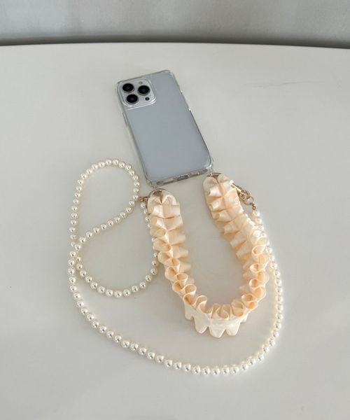 LOWRYS FARM 【Me%】フリル2WAYモバイルストラップ オフホワイト ウィメンズグッズ_MP ローリーズファーム 977890 and ST アンドエスティ(旧ドットエスティ) LOWRYS FARM 【Me%】フリル2WAYモバイルストラップ オフホワイト ウィメンズグッズ_MP ローリーズファーム 977890 and ST アンドエスティ(旧ドットエスティ)