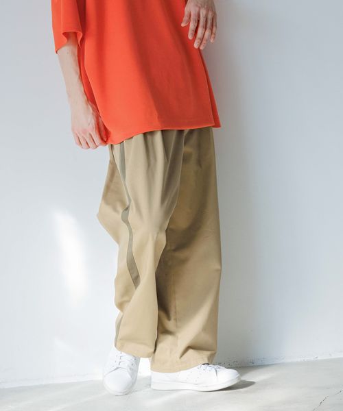 LOWRYS FARM 【MEN】Dickiesタックラインパンツ ベージュ M メンズ ローリーズファーム 993528 and ST アンドエスティ(旧ドットエスティ) LOWRYS FARM 【MEN】Dickiesタックラインパンツ ベージュ M メンズ ローリーズファーム 993528 and ST アンドエスティ(旧ドットエスティ)