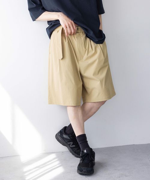 LOWRYS FARM 【MEN】ナイロンストレッチベルトツキショーツ ベージュ M メンズ ローリーズファーム 996893 and ST アンドエスティ(旧ドットエスティ) LOWRYS FARM 【MEN】ナイロンストレッチベルトツキショーツ ベージュ M メンズ ローリーズファーム 996893 and ST アンドエスティ(旧ドットエスティ)