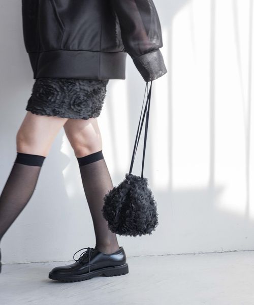 LOWRYS FARM 【yuw】チュールシシュウBAG ブラック FREE スペシャルライン ローリーズファーム 997287 and ST アンドエスティ(旧ドットエスティ) LOWRYS FARM 【yuw】チュールシシュウBAG ブラック FREE スペシャルライン ローリーズファーム 997287 and ST アンドエスティ(旧ドットエスティ)