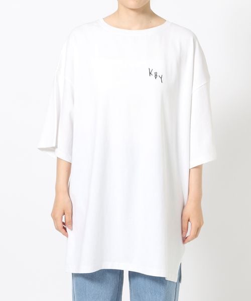 and ST MAKE 【バヤコ企画】フェスTシャツ［keep being you］ オフホワイト FREE keep being you アンドエスティメイク 574981 and ST アンドエスティ（旧ドットエスティ）