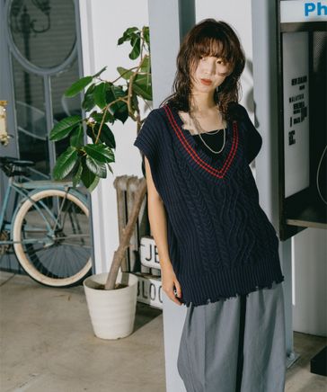 よぴよここ企画 ホヅホヅニットベスト yokobou and ST MAKE よぴよここ