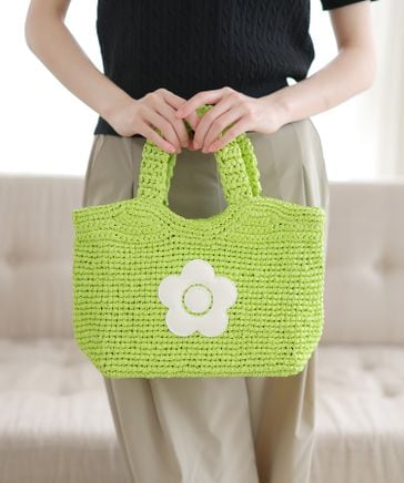 クロッシェラフィアライク ミニトート | MARY QUANT（マリークワント