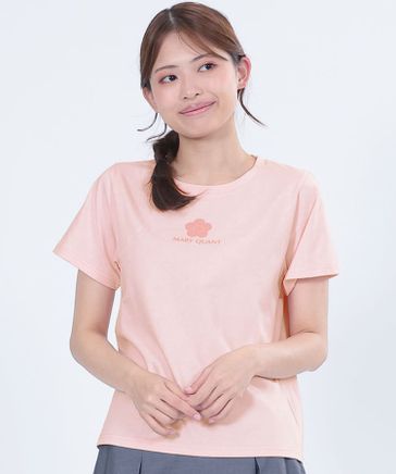 ピンクグリッターロゴ Tシャツ | MARY QUANT（マリークワント