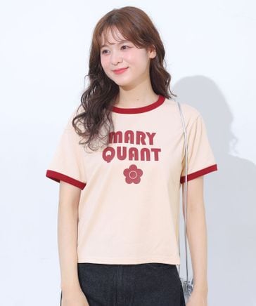 tシャツ マリークワント mary quant レトロロゴリンガーデイジー Tシャツ レディース マリークワント MARY QUANT レトロロゴリンガーデイジー Tシャツ