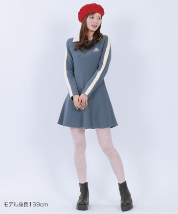 ワンピース maryquant KANGOL×MQ ニット ワンピース | MARY QUANT（マリークワント