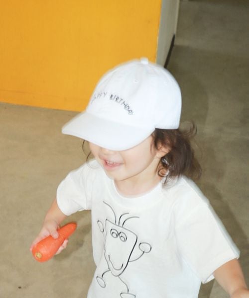 merruny. お誕生日CAP オフホワイト キッズ メルニー 592148 and ST アンドエスティ(旧ドットエスティ) merruny. お誕生日CAP オフホワイト キッズ メルニー 592148 and ST アンドエスティ(旧ドットエスティ)